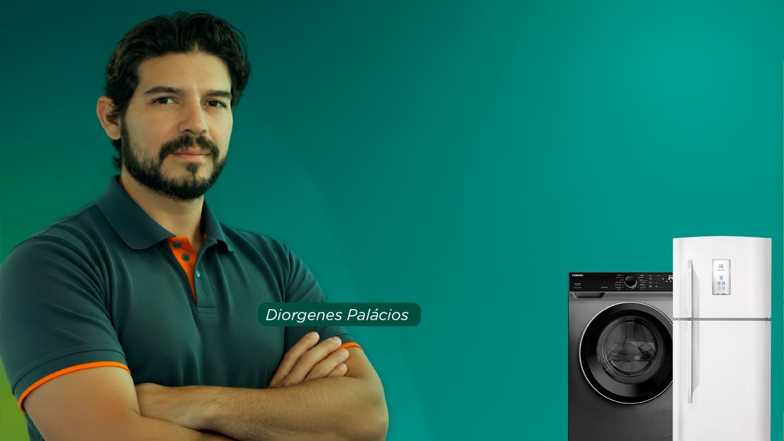 Diorgenes Palácios, técnico da Shalom Refrigeração